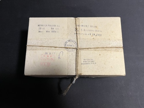 Pudełko mennicze / bankowe - 80 sztuk: 20 zł / 2008 r. -  Kazimierz Dolny.  Warszawa,  Sklep Numizmatyczny:    www.sklepnumizmatyczny.eu