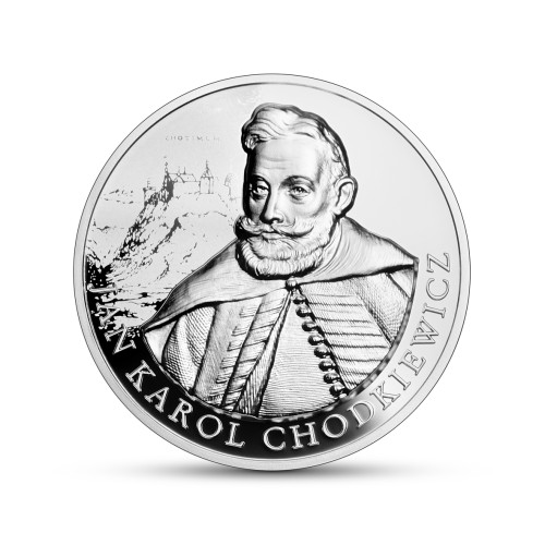 POLSKA: srebrna moneta kolekcjonerska (1 oz)  10 zł / 2025 r. -  Hetmani Rzeczypospolitej – Jan Karol Chodkiewicz.    Warszawa,  Sklep Numizmatyczny:    www.sklepnumizmatyczny.eu