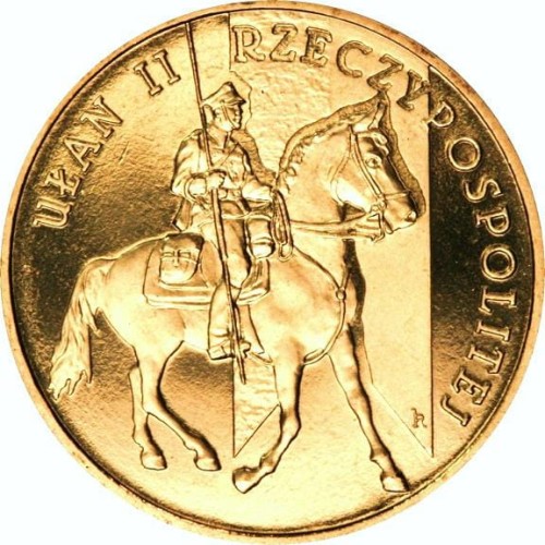 Polska: moneta ze stopu Nordic Gold: 2 zł / 2011 r. - Historia Jazdy Polskiej – Ułan II Rzeczypospolitej. Sklep Numizmatyczny, Warszawa ul. Króla Maciusia 12. www.sklepnumizmatyczny.eu 