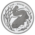 Polska: moneta ze stopu miedzionikiel: 2 zł / 1995 r. - Zwierzęta świata: Sum (łac- Silurus glanis). Sklep Numizmatyczny, Warszawa ul. Króla Maciusia 12. www.sklepnumizmatyczny.eu