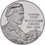 10 zł / 2002 r. -  Gen. Władysław Anders