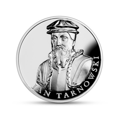 Srebrna moneta kolekcjonerska (1 oz)  10 zł / 2026 r. -  Hetmani Rzeczypospolitej – Jan Tarnowski.    Warszawa,  Sklep Numizmatyczny:    www.sklepnumizmatyczny.eu