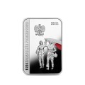 POLSKA: srebrna moneta kolekcjonerska w kształcie prostokąta: 20 zł / 2026 r. -  70. rocznica Poznańskiego Czerwca ‘56.    Warszawa,  Sklep Numizmatyczny:    www.sklepnumizmatyczny.eu