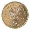 Polska: moneta ze stopu Nordic Gold: 2 zł / 2004 r. - 85-lecie Policji.        Sklep Numizmatyczny, Warszawa ul. Króla Maciusia 12.               www.sklepnumizmatyczny.eu 