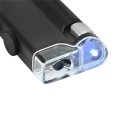 Mikroskop kieszonkowy,  powiększenie 200-240x, LED + UV.   Sklep Numizmatyczny,  Warszawa ul. Króla Maciusia 12.   www.sklepnumizmatyczny.eu