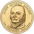 USA: moneta obiegowa z serii:  Prezydenci USA / Dolary Prezydenckie  (nr 6) - 1$ / 2008 r. - John Quincy Adams.   Sklep Numizmatyczny, Warszawa ul. Króla Maciusia 12.  www.sklepnumizmatyczny.eu