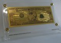 USA: Banknot złocony i kolorowany: 1.000.000 $ (1 MILION dolarów) w stojaku.  Warszawa,  Sklep Numizmatyczny: www.sklepnumizmatyczny.eu