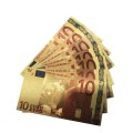 Banknot złocony - replika banknotu 10 Euro.  Sklep Numizmatyczny, Warszawa ul. Króla Maciusia 12.  www.sklepnumizmatyczny.eu