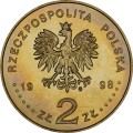 Polska: moneta ze stopu golden nordic: 2 zł / 1998 r. - Poczet królów i książąt polskich: Zygmunt III Waza (1587 - 1632).  Sklep Numizmatyczny, Warszawa ul. Króla Maciusia 12. www.sklepnumizmatyczny.eu 