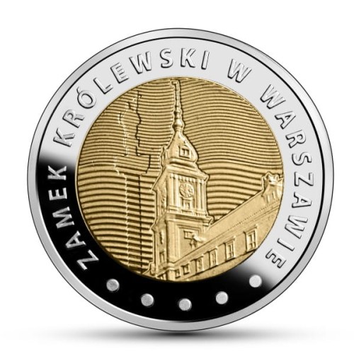 POLSKA: moneta 5 zł / 2014 r. z serii Odkryj Polskę - Zamek Królewski w Warszawie. Sklep Numizmatyczny, Warszawa ul. Króla Maciusia 12. www.sklepnumizmatyczny.eu 