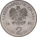 Polska: moneta ze stopu miedzionikiel: 2 zł / 1995 r. - Katyń, Miednoje, Charków - 1940. Sklep Numizmatyczny, Warszawa ul. Króla Maciusia 12. www.sklepnumizmatyczny.eu 