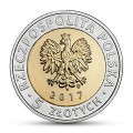 POLSKA: moneta  5 zł / 2017 r. z serii Odkryj Polskę - Centralny Okręg Przemysłowy.   Sklep Numizmatyczny, Warszawa ul. Króla Maciusia 12. www.sklepnumizmatyczny.eu 