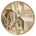 Polska: moneta ze stopu Nordic Gold: 2 zł / 2003 r. - Jan Paweł II – 25-lecie pontyfikatu.        Sklep Numizmatyczny, Warszawa ul. Króla Maciusia 12.               www.sklepnumizmatyczny.eu 