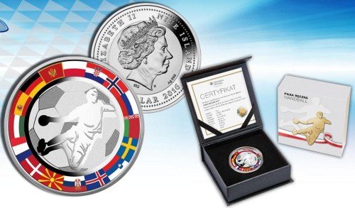 Piłka Ręczna - Mistrzostwa Europy 2016.      Sklep Numizmatyczny, Warszawa ul. Króla Maciusia 12. www.sklepnumizmatyczny.eu 