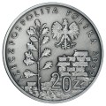 POLSKA: srebrna moneta kolekcjonerska 20 zł / 2009 r. - 65. rocznica likwidacji getta w Łodzi.  Sklep Numizmatyczny, Warszawa ul. Króla Maciusia 12.         www.sklepnumizmatyczny.eu 